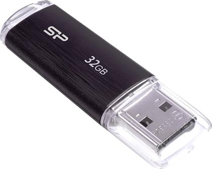 USB STICK 32 GB - USB 2.0 - ΜΑΥΡΟ SILICON POWER