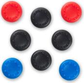 SILICON THUMB GRIPS UNIVERSAL (8PCS - COLOUR: 4PCS BLACK, 2PCS RED, 2PCS BLUE) από το e-SHOP