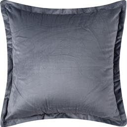 ΔΙΑΚΟΣΜΗΤΙΚΗ ΜΑΞΙΛΑΡΟΘΗΚΗ ΒΕΛΟΥΤΕ (45X45) A804 ΣΚΟΥΡΟ ΓΚΡΙ SILK FASHION