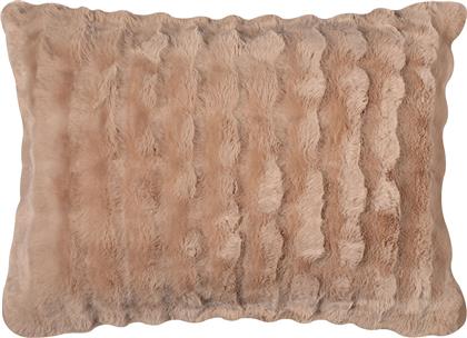 ΓΟΥΝΙΝΗ ΔΙΑΚΟΣΜΗΤΙΚΗ ΜΑΞΙΛΑΡΟΘΗΚΗ (50X70) BURBLE L.BROWN SILK FASHION