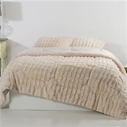 ΓΟΥΝΙΝΟ ΚΟΥΒΕΡΤΟΠΑΠΛΩΜΑ ΜΟΝΟ (170X240) BURBLE CREAM SILK FASHION