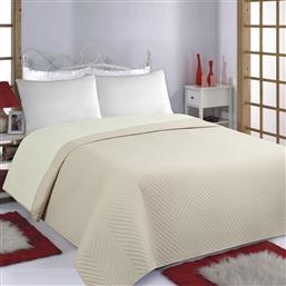 ΚΟΥΒΕΡΛΙ ΜΟΝΟ (170X220) 2 ΟΨΕΩΝ BONES BEIGE-IVORY SILK FASHION