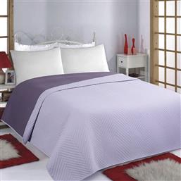 ΚΟΥΒΕΡΛΙ ΜΟΝΟ (170X220) 2 ΟΨΕΩΝ BONES LILA-PURPLE SILK FASHION