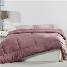 ΚΟΥΒΕΡΤΟΠΑΠΛΩΜΑ KING SIZE (240X260) SOLID RUST RED SILK FASHION