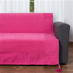 ΡΙΧΤΑΡΙ ΤΡΙΘΕΣΙΟΥ ΚΑΝΑΠΕ (180X320) 281 FUCHSIA SILK FASHION από το SPITISHOP