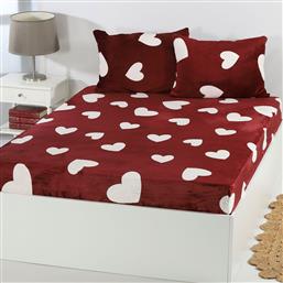 ΣΕΝΤΟΝΙ FLEECE ΜΟΝΟ ΜΕ ΛΑΣΤΙΧΟ + ΜΑΞΙΛΑΡΟΘΗΚΗ (ΣΕΤ) DESIGN 1 SILK FASHION