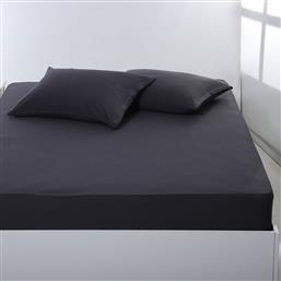 ΣΕΝΤΟΝΙ ΥΠΕΡΔΙΠΛΟ ΜΕ ΛΑΣΤΙΧΟ (160X200+35) JERSEY D.GREY SILK FASHION