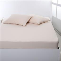 ΣΕΝΤΟΝΙ KING SIZE ΜΕ ΛΑΣΤΙΧΟ (180X200+35) JERSEY L.BEIGE SILK FASHION