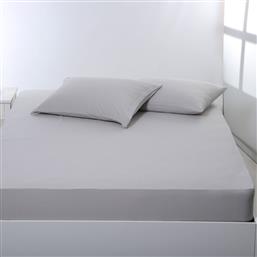 ΣΕΝΤΟΝΙ ΜΟΝΟ ΜΕ ΛΑΣΤΙΧΟ (100X200+35) JERSEY L.GREY SILK FASHION