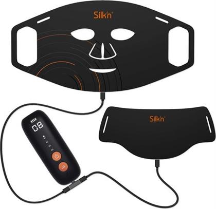 DUAL LED MASK ΠΡΟΣΩΠΟΥ & ΛΑΙΜΟΥ ΜΑΣΚΑ SILKN