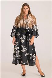 ΦΟΡΕΜΑ ΣΑΤΕΝ PRINTED - ΧΡΥΣΟ SILKY