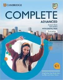 COMPLETE ADVANCED STUDENTS BOOK (+ DIGITAL PACK) WITH ANSWERS 3RD ED ΣΥΛΛΟΓΙΚΟ ΕΡΓΟ