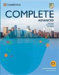 COMPLETE ADVANCED WORKBOOK (+ E-BOOK) WITH ANSWERS 3RD ED ΣΥΛΛΟΓΙΚΟ ΕΡΓΟ