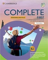 COMPLETE FIRST STUDENTS BOOK PACK WITH ANSWERS (+ WORKBOOK + ON LINE) 3RD ED ΣΥΛΛΟΓΙΚΟ ΕΡΓΟ