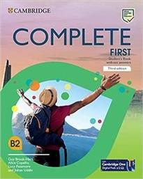 COMPLETE FIRST STUDENTS BOOK WITHOUT ANSWERS 3RD ED ΣΥΛΛΟΓΙΚΟ ΕΡΓΟ από το PLUS4U