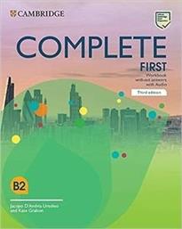 COMPLETE FIRST WORKBOOK ( + ON LINE AUDIO) 3RD ED ΣΥΛΛΟΓΙΚΟ ΕΡΓΟ