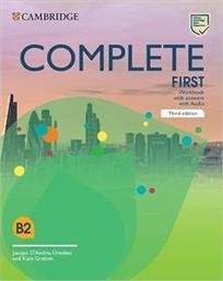 COMPLETE FIRST WORKBOOK WITH ANSWERS(+ON LINE AUDIO) 3RD ED ΣΥΛΛΟΓΙΚΟ ΕΡΓΟ