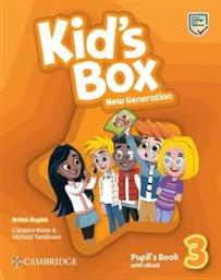 KIDS BOX NEW GENERATION 3 STUDENTS BOOK (+ E-BOOK) ΣΥΛΛΟΓΙΚΟ ΕΡΓΟ από το PLUS4U