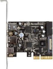 SST-ECU05, 1X USB3.1 TYP-C + 2X USB3.0 + 2X INTERNAL USB3.0 PCIE CARD SILVERSTONE