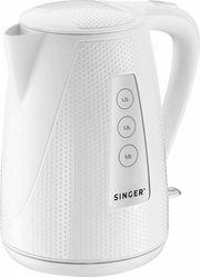 ΒΡΑΣΤΗΡΑΣ SWK-WH-800DOTS ΛΕΥΚΟΣ SINGER