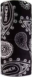 BANDANA SIWE-613-10Z-00-BLACK PAISLEY ΜΑΥΡΟ SINNER