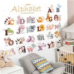 ΑΥΤΟΚΟΛΛΗΤΑ ΤΟΙΧΟΥ ANIMAL ALPHABET 100X65ΕΚ. SIP-WS63050 - - SIP-WS63050 SIPO