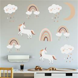 ΑΥΤΟΚΟΛΛΗΤΑ ΤΟΙΧΟΥ BOHO RAINBOW UNICORN 54X86ΕΚ. SIP-WS63048 - - SIP-WS63048 SIPO
