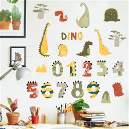 ΑΥΤΟΚΟΛΛΗΤΑ ΤΟΙΧΟΥ DINO NUMBERS 63X63ΕΚ. SIP-WS63049 - - SIP-WS63049 SIPO