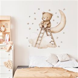 ΑΥΤΟΚΟΛΛΗΤΑ ΤΟΙΧΟΥ TEDDY BEAR ON A LADDER 62X60ΕΚ. SIP-WS63047 - - SIP-WS63047 SIPO