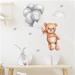 ΑΥΤΟΚΟΛΛΗΤΑ ΤΟΙΧΟΥ TEDDY BEAR WITH BALLOONS 67X50ΕΚ. SIP-WS63036 - - SIP-WS63036 SIPO
