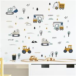 ΑΥΤΟΚΟΛΛΗΤΑ ΤΟΙΧΟΥ TRACTORS-EXCAVATORS 50X90ΕΚ. SIP-WS63044 - - SIP-WS63044 SIPO