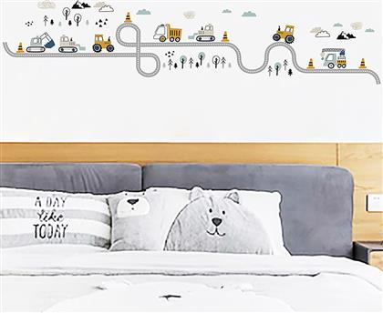 ΑΥΤΟΚΟΛΛΗΤΑ ΤΟΙΧΟΥ TRACTORS ON STREET 144X32ΕΚ. SIP-WS63042 - - SIP-WS63042 SIPO