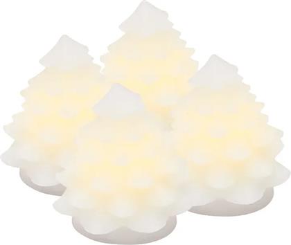 ΣΕΤ ΧΡΙΣΤΟΥΓΕΝΝΙΑΤΙΚΗΣ ΔΙΑΚΟΣΜΗΣΗΣ LED CARLA JULETRA MINI 4-PACK ΧΡΩΜΑ: ΑΣΠΡΟ SIRIUS