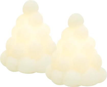 ΣΕΤ ΧΡΙΣΤΟΥΓΕΝΝΙΑΤΙΚΗΣ ΔΙΑΚΟΣΜΗΣΗΣ LED EVY SNEBOLDE 2-PACK ΧΡΩΜΑ: ΑΣΠΡΟ SIRIUS