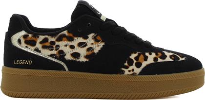 ΜΑΥΡΟ ΔΕΡΜΑΤΙΝΟ SNEAKER SJ