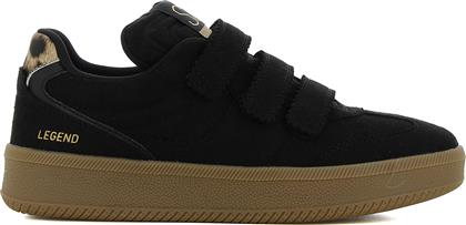 ΜΑΥΡΟ ΔΕΡΜΑΤΙΝΟ SNEAKER SJ