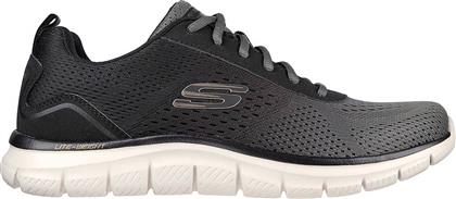 ΑΝΔΡΙΚΑ ΑΘΛΗΤΙΚΑ ΠΑΠΟΥΤΣΙΑ ''TRACK - RIPKENT'' - 232399-OLBK ΓΚΡΙ SKECHERS