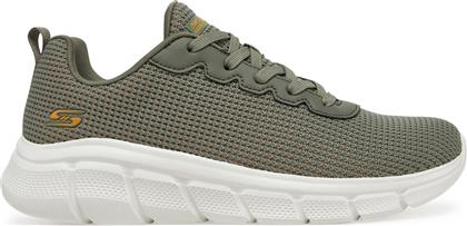 ΑΘΛΗΤΙΚΑ BOBS SPORT B FLEX - VISIONARY ESSENCE 117346/OLV ΠΡΑΣΙΝΟ SKECHERS