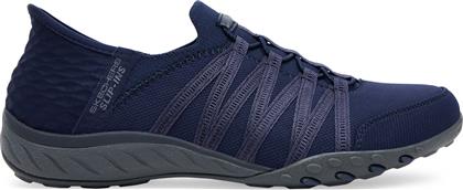 ΑΘΛΗΤΙΚΑ BREATHE EASY - ROLL WITH ME 100593/NVY ΣΚΟΥΡΟ ΜΠΛΕ SKECHERS