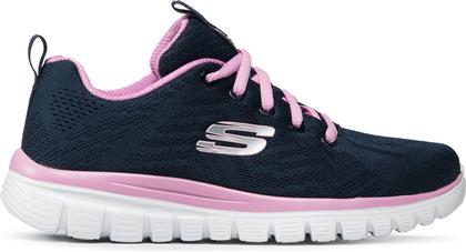 ΑΘΛΗΤΙΚΑ GEL CONNECTED 12615/NVPK ΣΚΟΥΡΟ ΜΠΛΕ SKECHERS