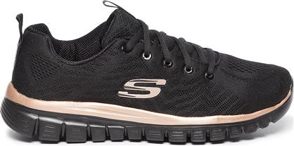 ΑΘΛΗΤΙΚΑ GET CONNECTED 12615/BKRG ΜΑΥΡΟ SKECHERS από το EPAPOUTSIA