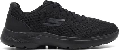 ΑΘΛΗΤΙΚΑ GO WALK 6 124514 BBK ΜΑΥΡΟ SKECHERS