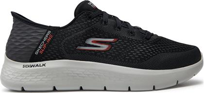 ΑΘΛΗΤΙΚΑ GO WALK FLEX-NEW WORLD 216505/BKOR ΜΑΥΡΟ SKECHERS