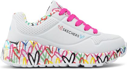 ΑΘΛΗΤΙΚΑ LOVELY LUV 314976L/WMLT ΛΕΥΚΟ SKECHERS