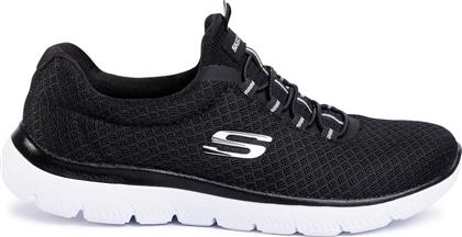 ΑΘΛΗΤΙΚΑ SUMMITS 12980/BKW ΜΑΥΡΟ SKECHERS