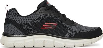 ΑΘΛΗΤΙΚΑ TRACK-GLENDOR 232699/BKRD ΜΑΥΡΟ SKECHERS
