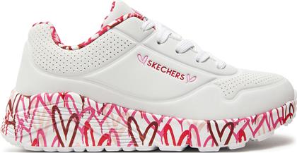 ΑΘΛΗΤΙΚΑ UNO LITE LOVELY LUV 314976L/WRPK ΛΕΥΚΟ SKECHERS