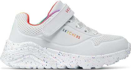 ΑΘΛΗΤΙΚΑ UNO LITE RAINBOW SPECKS 310457L/WMLT ΛΕΥΚΟ SKECHERS