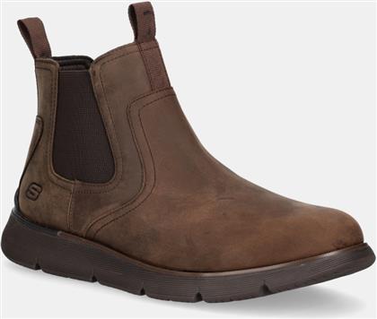 ΜΠΟΤΑΚΙΑ NUBUCK AUGUSTINO PAULO ΧΡΩΜΑ: ΚΑΦΕ, 205227 SKECHERS