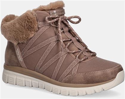 ΜΠΟΤΕΣ ΧΙΟΝΙΟΥ GRACEFUL - COZY STROLLS ΧΡΩΜΑ: ΚΑΦΕ, 168100 SKECHERS
